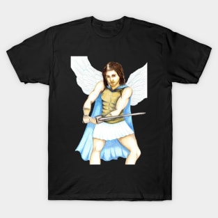 Archangel Michael the Protector- Dark Grey T-Shirt